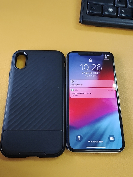 95成新iphoneX 256存储，白色，...