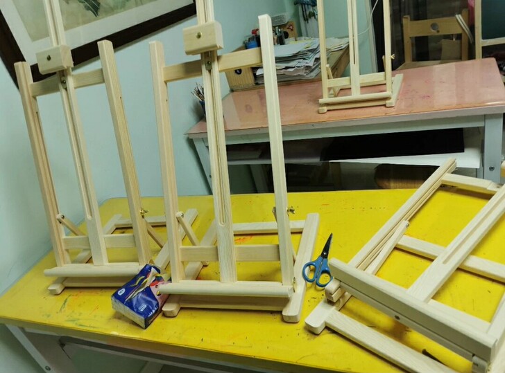 实木画架 27.8包邮实木画架  桌面画架...