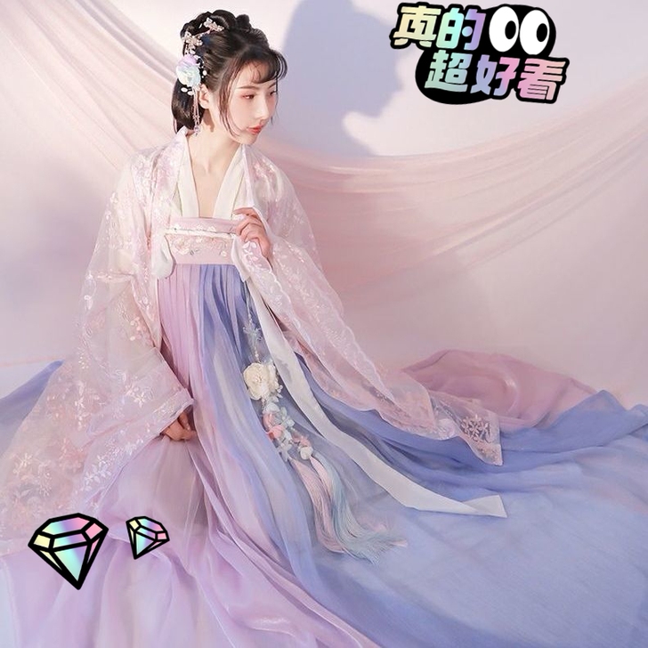 春樱汉服  中国风女襦裙齐胸套装