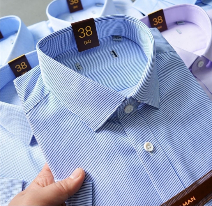 高端免烫！纯棉面料！ 专柜货夏季商务休闲职...