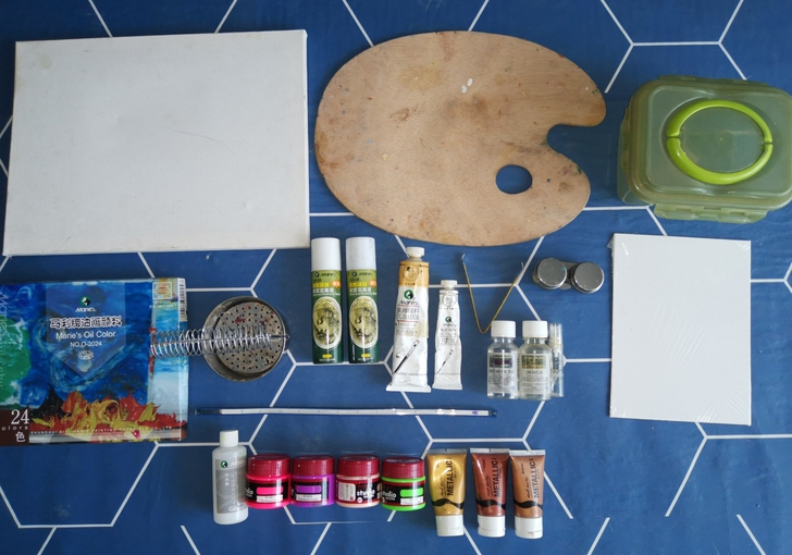 美术用品油画颜料丙烯颜料画具套装