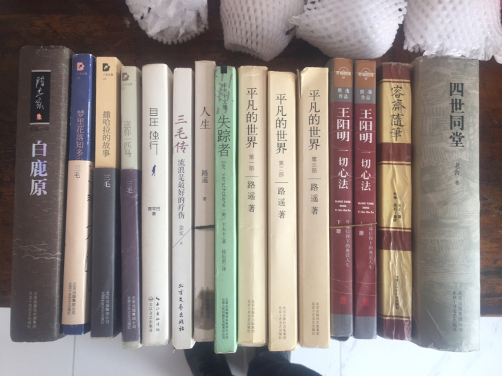 几本旧书～四世同堂，白鹿原，平凡的世界，容...