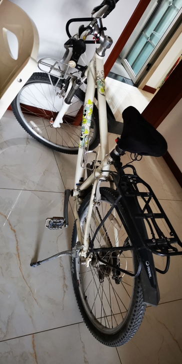 捷安特自行车专卖店买的,现在放家里用不上还...