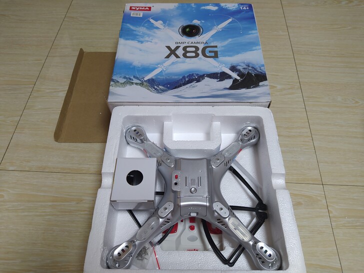 全新仅拆封syma司马x8g遥控飞机，一块...