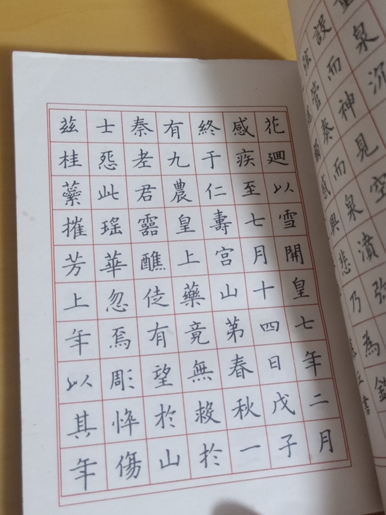 钢笔字帖，钢笔临碑帖。
