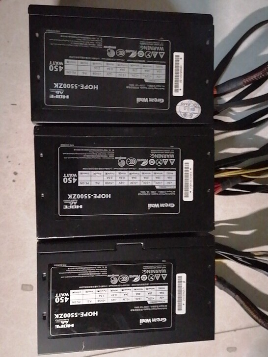 长城5500ZK温控电源，额定功率450W...