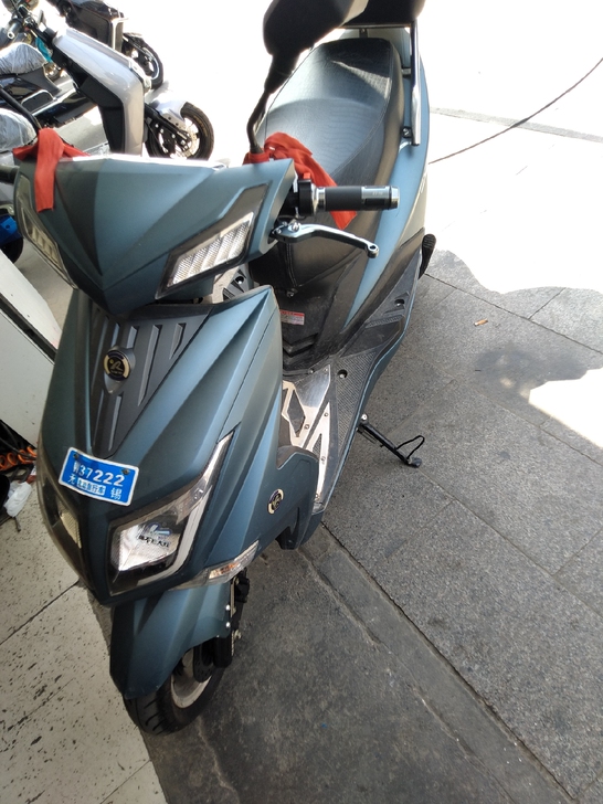 新日电动车。前后双碟。当时买的是高配。锂电...