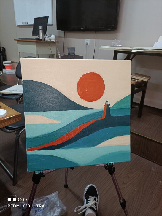 接丙烯画 炭笔碳粉素描速写  钢笔淡彩和厚...