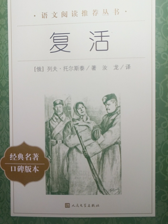 复活,高中必读,和孩子买重了一本,现同城转...