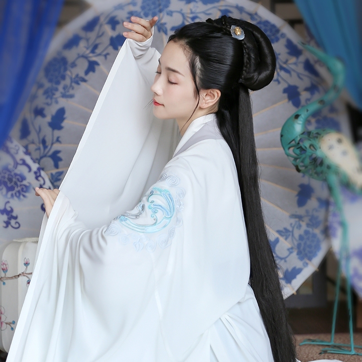 【出】重回汉唐陇上乐中国风日常传统汉服女绣...