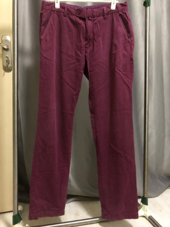 GANT 休闲裤 男装裤 酒红色  裤长1...