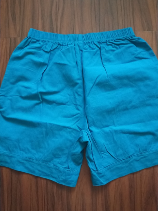 女休闲短裤。2XL水洗棉。