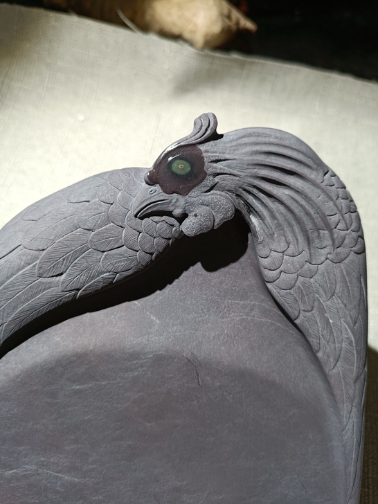 端砚 麻坑 靓眼实用砚 尺寸:21.5ⅹ1...