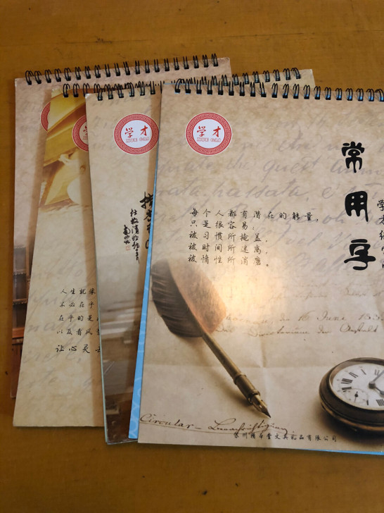 学才大本练字帖凹槽正行楷书钢笔字小清新大中...
