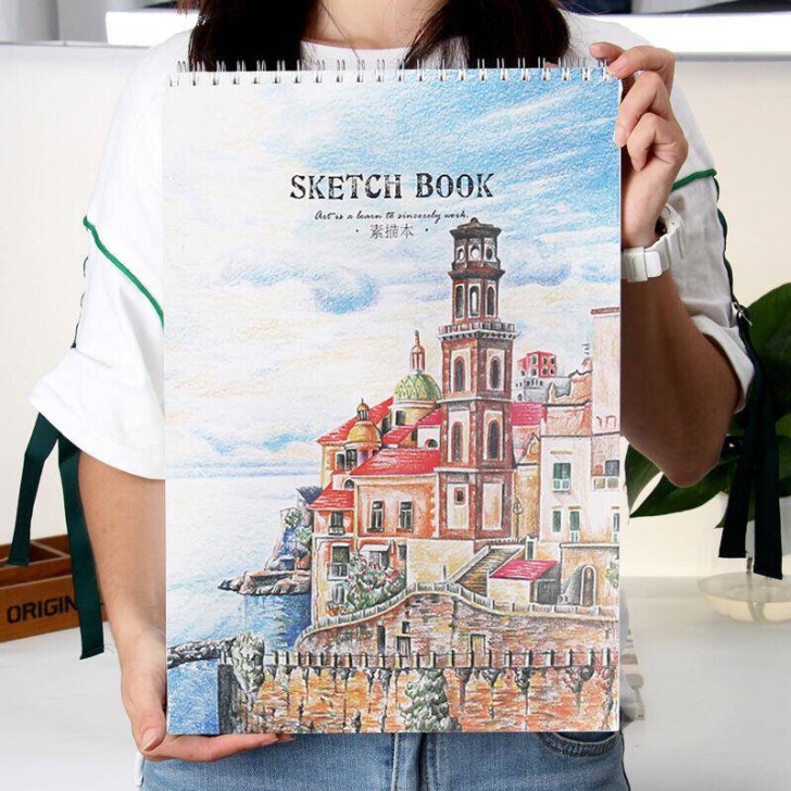 空白素描本加厚大号手绘速写本