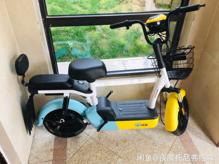 全新绿源电动车 刚买一天一次电都没冲 工...