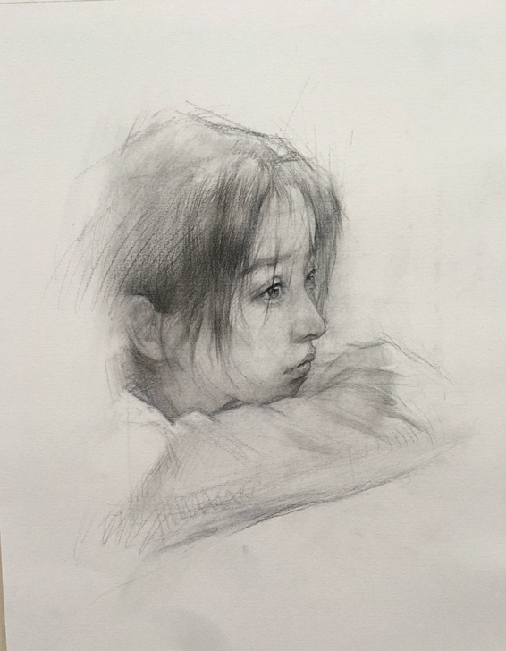 素描速写订制或代画，  静物头像风景都可以