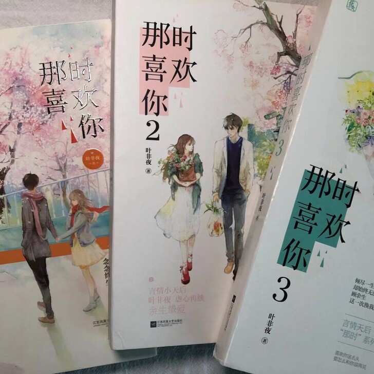 青春文学小说《那时喜欢你》，三本一套。书中...