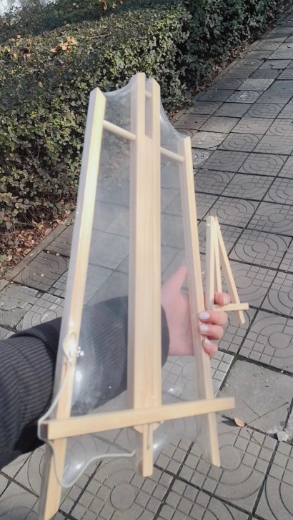 桌面实木画架专业画架展示架折叠多功能儿童成...