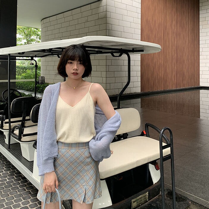 马西西微胖定制胖MM内搭针织吊带背心女大码...