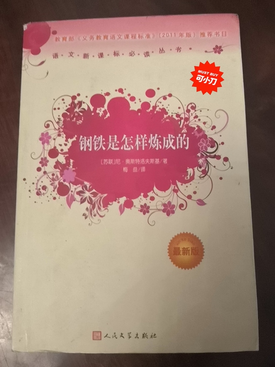 人民文学出版社《钢铁是怎样练成的》九成新的...