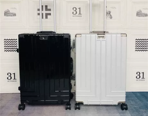 出口严选高端铝框箱日系20寸登机箱行李箱女...