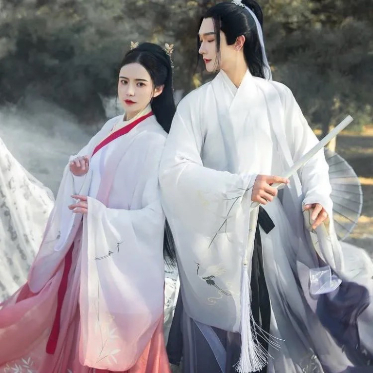 【全新清仓】原创汉服长相思魏晋中国风男女情...