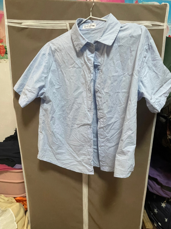 蓝色衬衫 均码