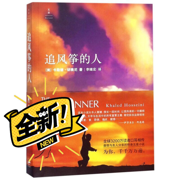 追风筝的人 胡塞尼著 中文小说畅销文艺 两...