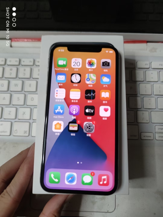 iphoneX，银色国行全网通，64g，后...