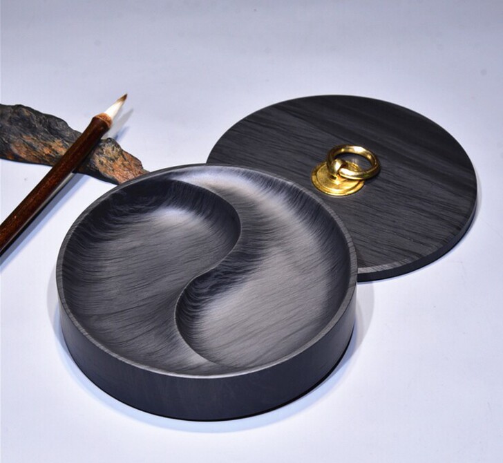 砚台 歙砚 八卦 太极砚台 书法 文房四宝...