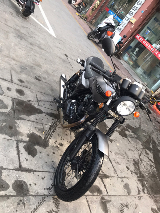 九成新二手复古风机车摩托车出售、发动机动力...