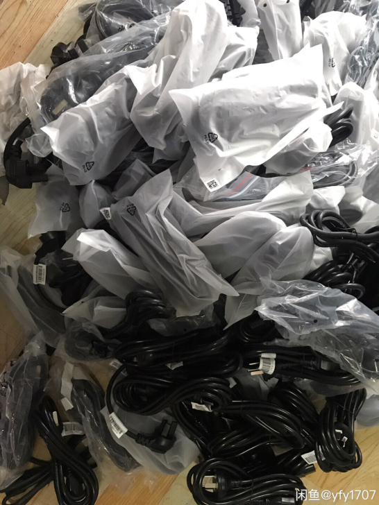 原装戴尔联想电脑电源线，5元一根不包邮，六...