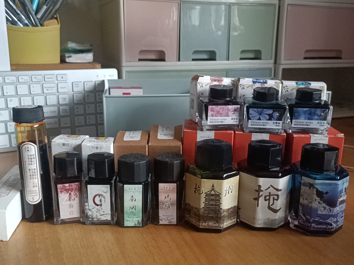 墨水 坛水 退坑