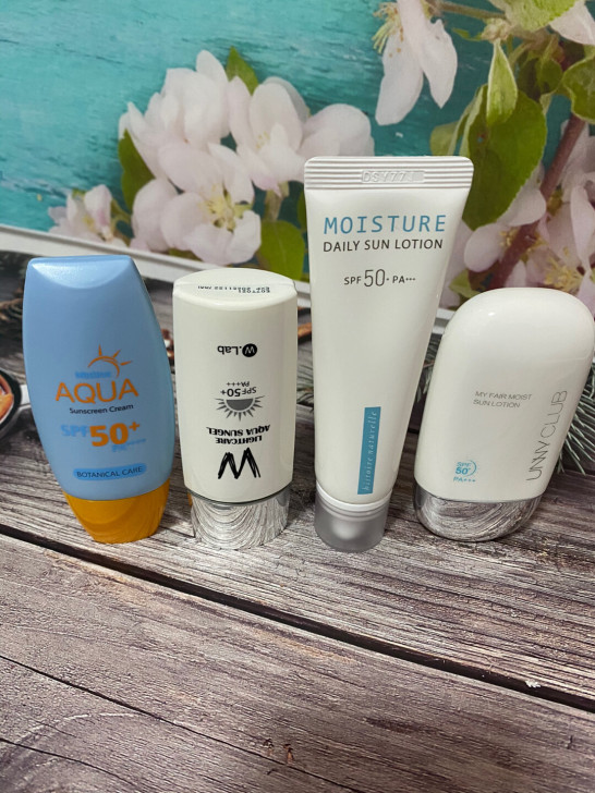 全新unny防晒霜乳防紫外线隔离二合一女5...