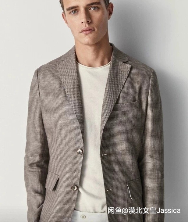 Massimo Dutti杜狄男款西装外套...