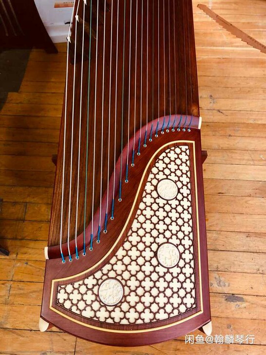 敦煌古筝 中级筝694KK蕉窗夜雨 红木款...