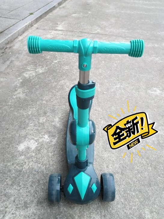 (顺丰包邮)全新可优比同工厂三合一滑板车儿...