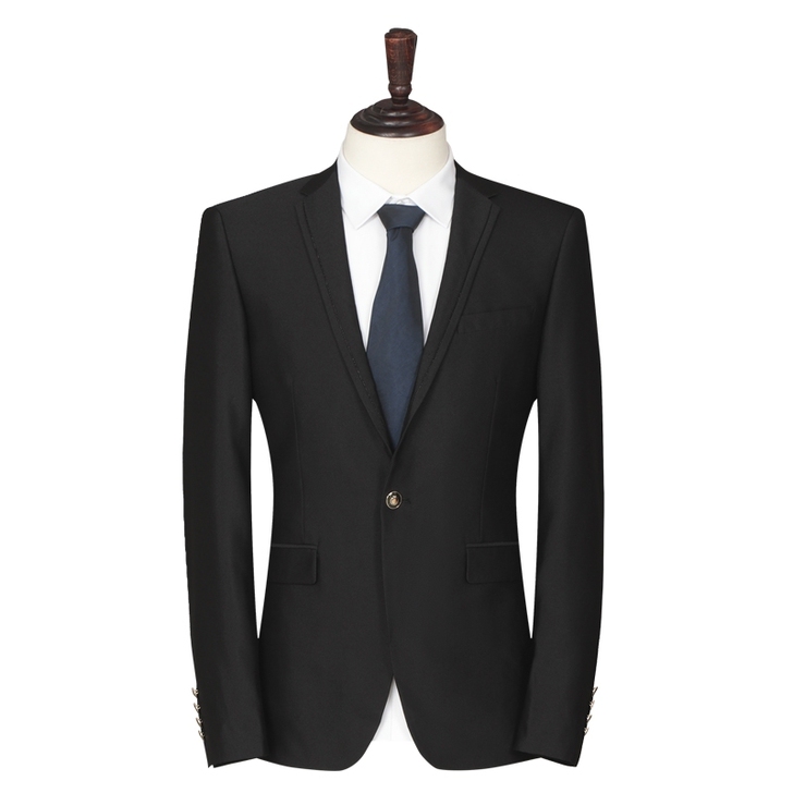 B全新西服外套春季新款男西服西装,白捡一样...