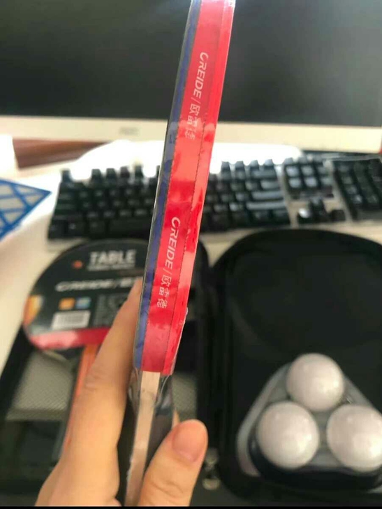 闲置处理6星乒乓球拍套装,全新全新未拆封!...