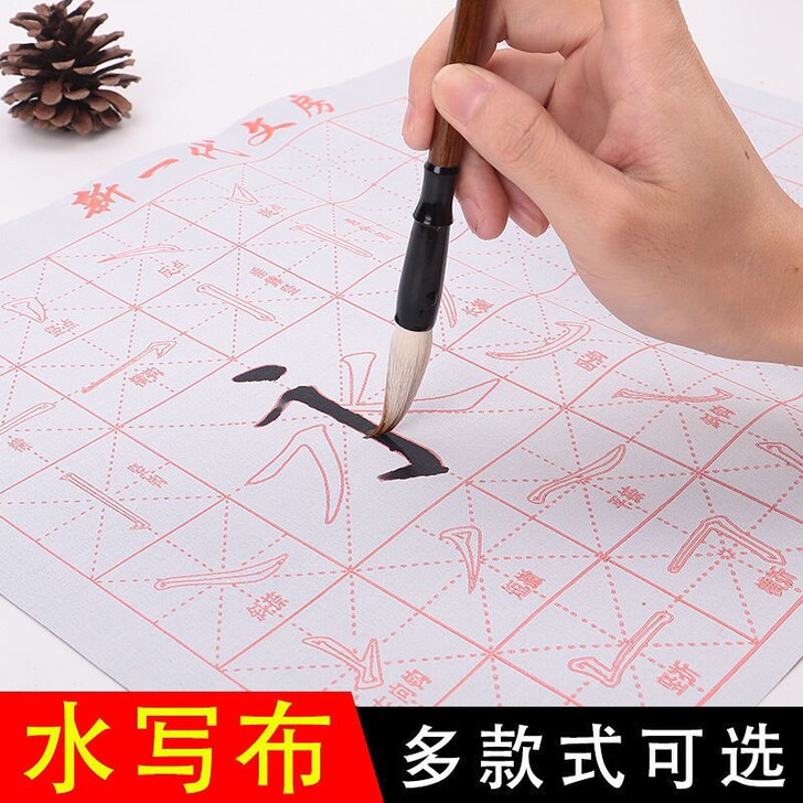 实体店清仓全新包邮毛笔字帖水写布初学者入门...