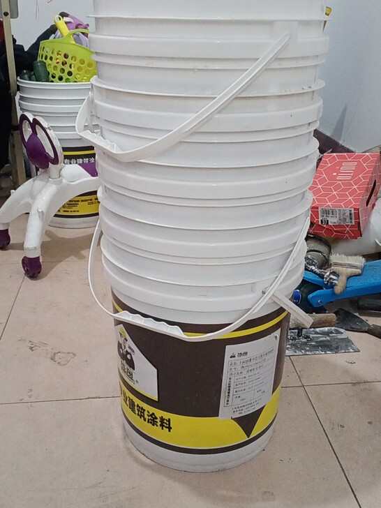 塑料桶,可当水桶,垃圾桶。橡胶桶25升,工...