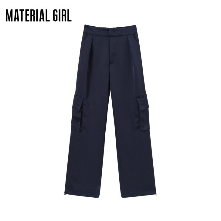 【商场同款】高腰直筒工装休闲裤女2020夏...