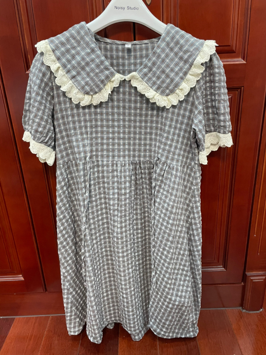 法式 娃娃领 长裙 小个子女生必备