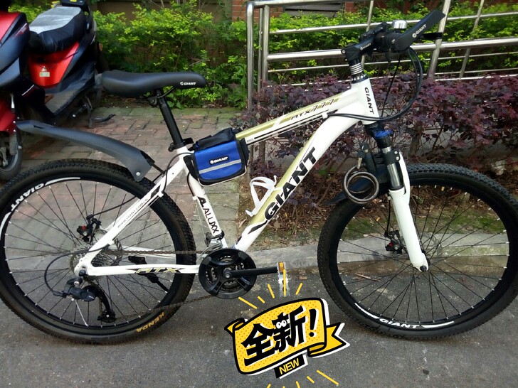 九九新捷安持山地车，27变速，铝车架，双碟...