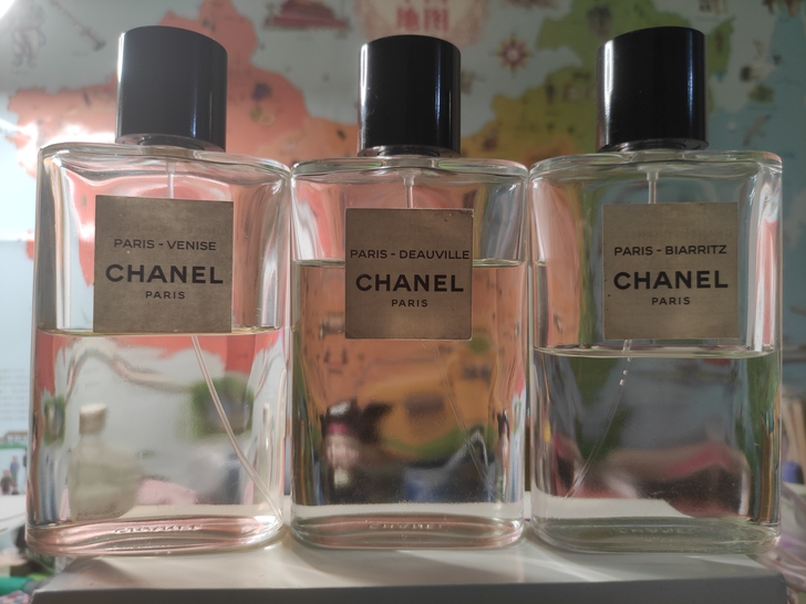 香奈儿之水杜维埃+威尼斯+比亚丽兹淡香水分...