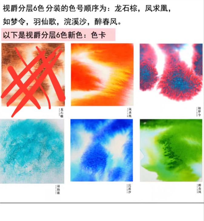 视爵分层水彩颜料分装 | 特殊分层5色 |...