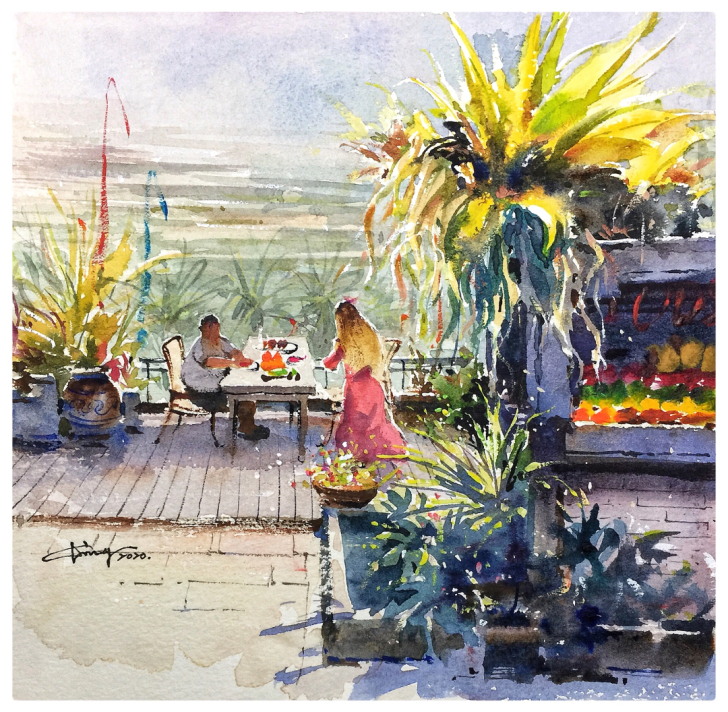 水彩画 原创作品 纯手绘 包邮 闲置收藏 ...