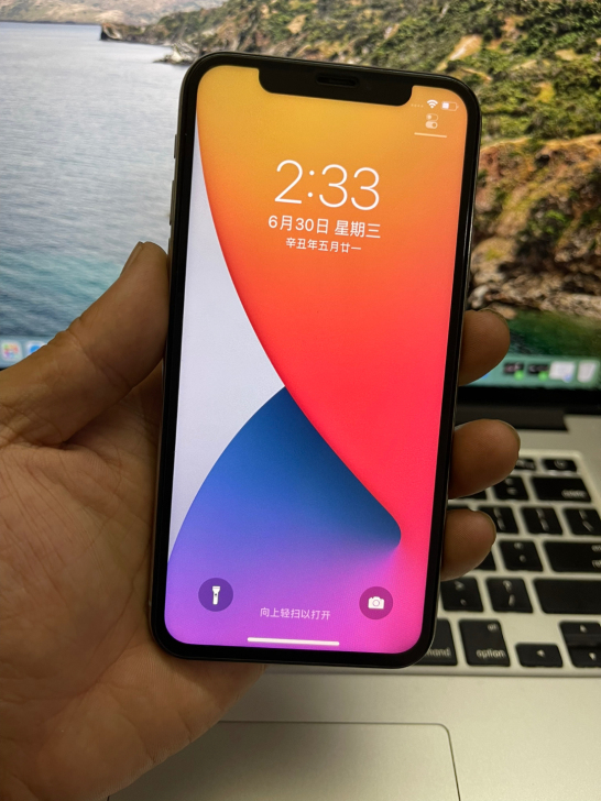 iPhone X 256G 银色 面容好 ...