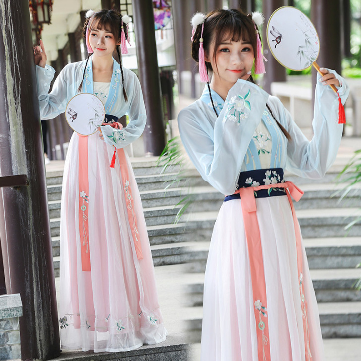 编号1.这是吊带，民族风服装汉服女大摆仙女...